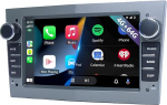 Autoradio Vauxhall Antara Astra H Corsa C/D Meriva Signum Vivaro Zafira Combo Wireless Carplay Android Auto, 4G + 64G Android 13 7-tolline HD Stereo AM/RDS/FM Bluetooth SWC GPS WiFi