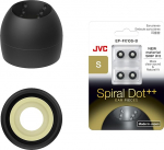 JVC EPFX10 spiraalsed k&otilde;rvaklapid - (4) k&otilde;rvaklappide komplekt suurusega v&auml;ike kuni suur sobib paljudele JVC mudelitele (v&auml;ike) mustad