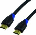 Logilink CH0065 HDMI kaabel High Speed koos Ethernetiga, - Resolutsioonid kuni 4096 x 2160, Ultra HD ja 3D Must