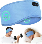 MUSICOZY Sleep Headphones Headband Bluetooth Improved Headphones Headband Made of Skin-Friendly Bamboo Viscose for Sleeping & Sports, Wireless Headphones for Sleeping meestele naistele