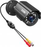 ZOSI 1080P CCTV Camera Outdoor Indoor Hybrid 4 in 1 HD TVI/CVI/AHD/CVBS Home Security Cameras System, Night Vision, Waterproof Metal Housing Bullet Cam for 960H, 720P, 1080P, 5MP, 4K Analogue