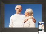 Digitaler Bilderrahmen 10 Zoll, Digitaler Bilderrahmen WLAN Eingebauter 32 GB Speicher, BWJBSW Elektronischer Bilderrahmen IPS-Touchscreen, Auto-Rotate, Einfaches Teil von Fotos oder Videos per App