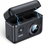 llano NP-W235 18W Smart Digital Display laadija Dual USB-C &uuml;hildub FUJIFILM X-T4/X-H2/X-T5/X-H2S/X-S20/GFX100S/GFX50S II, Intelligent Digital Display, Magnetic Snap Closure