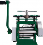 Flat Half Round Square Sheet Metal Wire k&auml;sitsi juhitav Mini Gold Rolling Mill Ehted valtsimise masin Tablet Press Machine