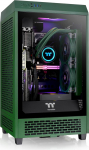 Thermaltake The Tower 200 Racing Green/Dark Green Mini-ITX vertikaalne vitriin Karastatud klaas 2 x CT140 Eelpaigaldatud 280 mm AIO Toetab GPU-d kuni 380 mm ulatuses