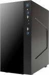 iTek SMALLCOM-G Mini Tower korpus, mATX, 2xUSB3, 2xUSB2, l&auml;ikiv, must korpus SMALLCOM-G
