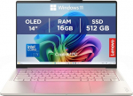 Lenovo Yoga Slim 7i Aura Edition Laptop | Copilot+PC | 14-tolline WUXGA OLED | Intel Core Ultra 7 | 16GB RAM | 512GB SSD | Intel Arc Graphics | Win11 | QWERTZ | Seashell | 3-aastane garantii Eksklusiivne tellimus