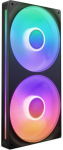 NZXT F280 RGB Core - 280mm &uuml;he raami ventilaatorite &uuml;ksus 2 x 140mm RGB ventilaatoriga - kiiruse ja valgustuse juhtimine - k&otilde;rge staatiline r&otilde;hk ja &otilde;huvool - 8 aRGB LED-i ventilaatori kohta - must