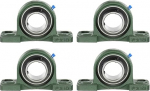hankimise kaart 4 Pack Pillow Block Bearing UCP210-32 2 "Bore Solid Cast Iron Base Mount Bearing Block Insert Bearing Block Bearing Block Self Alignment