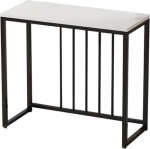 Generisch Schmale Konsolentische aus Glas f&uuml;r Flur und Wohnzimmer, (en:Schmaler Eingangstisch, rechteckiger Sofatisch f&uuml;r Wohnzimmer, Flur und Foyer, einfache Montage, schlanker Konsolentisch (100