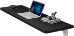 Klapptisch zur Wandmontage, platzsparendes Holzregal, 70 kg Tragkraft, vielseitiger Dropdown-Tisch f&uuml;r K&uuml;che & Home Office, kompakter Wandklapptisch, stilvoll und funktional