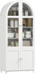 HOMCOM K&otilde;rge k&ouml;&ouml;gikapp kapi kapi kapi 4 uksega 2 akr&uuml;&uuml;l ja reguleeritavad riiulid hoium&ouml;&ouml;bel elutuppa s&ouml;&ouml;gituppa 78 x 40 x 180 cm valge