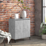 K&ouml;&ouml;gikabinet Sissep&auml;&auml;suala Mitmeotstarbeline kabinet Sideboard Minimalistlik Sideboard 60 x 35 x 70 cm Hall betoonpuit Mitmekihiline puit Metall
