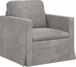 vidaXL diivan helehall 78 x 78 x 80 cm Sametist elutoa kaasaegne diivan Ergonoomiline disain Vastupidav sametist istumine Modulaarne sektsioondiivan Kaasaegne pere