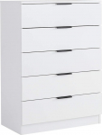 Home Source Magamistoas kapp riidekapp hoiukapp 5 sahtlit valge