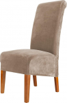 CMAKER toolikatted s&ouml;&ouml;gitoa toolidele, Stretch Velvet Washable Dining Chair Slipcovers Slipcovers Stretch Velvet Washable Slipcovers for High-Backed Chairs,XL, komplekt 6, Camel