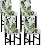 C / N Baaritooli katted Baaritooli tooli kate K&ouml;&ouml;gi k&otilde;rged toolid kate Baaritooli katted koos seljatoega 4 komplektiga