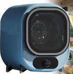 V&auml;ike pesukuivati, kaasaskantav kondensaatoriga pesukuivati, ventileeritav pesukuivati, kompaktne, mini-trummelkuivati, 0,8 kg t&auml;itev&otilde;ime, sinine