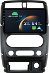 [2+64G] Android 16 IPS 9-tolline autoraadio Suzuki Jimny (2007-2015) jaoks [sisseehitatud traadita CarPlay/Android Car/GPS/juhtimisratta juhtimine/360 kaamera/Bluetooth 5.0/2 Din/USB/RDS] + tagumise vaate kaamera