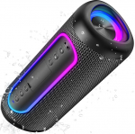 UOHHBOE Bluetooth-k&otilde;lar 30 W kahekordne k&otilde;lar V&otilde;imas bass Bluetooth 5.4 IPX5 veekindel 30 tundi aku kestvust TWS USB-C RGB tuled mikrofoniga kutsub peole koju