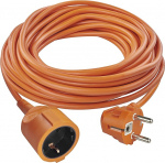 EMOS - IP20 pikenduskaabel 20m - 1 Schuko pistikupesa - 230 V, 16 A, 3680 W - kvaliteetne PVC isolatsioon - H05VV-F3G 1,5 mm&sup2; - k&otilde;rgendatud puutetundlik kaitse - kasutamiseks siseruumides - oranž v&auml;rvus