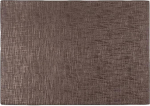 4 St&uuml;ck Doppel-Tischset, Leder, rechteckig, Tischset, Tischset, Hotel, Zuhause, nordischer Stil, Tischset (Farbe: Schwarz) (D)