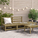 Homgoday Garden Diivan Armless koos jalatoega Impregneeritud m&auml;nni diivanid V&auml;ljas diivan Diivan Aia diivan Elutuba Patio v&auml;ljas m&ouml;&ouml;bel