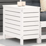 Homgoday Garden Footrest White 62 x 31.5 x 52 cm T&auml;ispuidust m&auml;ndist diivanid v&auml;ljas diivan diivan aias elutuba patio v&auml;ljas m&ouml;&ouml;bel