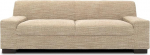 DOMO. collection Diivan Norma, 3-kohaline diivan, 3-kohaline polstrikomplekt puidust jalgadega, 212 x 85 x 74 cm (B x S x K x K), tekstuurne kangas, beež