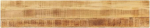 vidaXL lauaplaat, puidust lauaplaat s&ouml;&ouml;gilauale, kohvilaud, t&auml;ispuidust laud, rustikaalne disain, asenduslauaplaat, 140 x 40 x 3,8 cm, ristk&uuml;likukujuline, t&ouml;&ouml;tlemata, t&auml;ispuit, mango