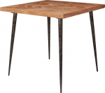 Wohnling s&ouml;&ouml;gitoa laud 80 x 76 x 80 cm t&auml;ispuidust akaatsia / metall t&ouml;&ouml;stuslik, s&ouml;&ouml;gilaud, t&auml;ispuidust v&auml;ike, k&ouml;&ouml;gilaud, puidust laud, s&ouml;&ouml;gituba, v&auml;ike s&ouml;&ouml;gilaud, puit, t&auml;ispuidust laud ruudukujuline