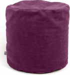 Arketicom Soft Cube Round Fabric Footstock Made in Italy Design Pouff Lightweight with Removable Cover 42 x 42 cm