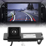 Qiilu auto tagumise vaate kaamera CCD HD IP68 170 kraadi parkimiskaamera numbrim&auml;rgi valguse jaoks sobib Fluence Dusterile