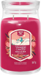 Yankee Candle Santa On Ski l&otilde;hnak&uuml;&uuml;nal klaasist (suur) - signatuurk&uuml;&uuml;nal "Winter Collection 2025 - Apres Ski", mille p&otilde;lemisaeg on kuni 90 tundi.
