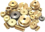 Universelles 0,5 m Messing-Schneckengetriebe mit passenden Zahnr&auml;dern (8, 9, 10, 12, 14, 15, 16, 20, 24) for Schneefr&auml;sen, zylindrisches Stirnradmodell(1.95mm)
