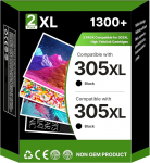305XL printerile HP Deskjet 2700e A4, Wi-Fi, kahepoolne, automaatne, multifunktsionaalne (fotoprinter, skannimine, kopeerimine) arvutile ja nutitelefonile - must