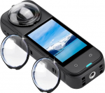 X5 Premium objektiivi kaitsja Objektiivi kaitsja Insta360 X5 k&otilde;rge l&auml;bipaistvusega karastatud klaasist objektiivi kaitsja Insta 360 X5 kaitsva kaamera kriimustuskindel tarvikud