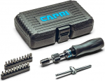 Capri Tools CP21075 Sertifitseeritud piirava p&ouml;&ouml;rdemomendi kruvikeeraja komplekt, v&auml;ike, must