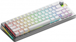 Glorious Gaming GMMK 3 PRO HE: Drahtlose Tastatur mit Rapid Trigger, Hall-Effekt, Aluminiumgeh&auml;use, 8K-Abrufrate, Hot-Swap (MX- & HE-Schalter), anpassbare Ausl&ouml;sung, Kompakt 65 %, USA QWERTY - Silber