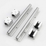 Professionelle 2-osaline SBR12-Linearschienenf&uuml;hrung D12 300 400 500 500 600 1000 1200 1500 mm Linearschienenwelle 4-osaline SBR12UU-Linearlagerblock CNC jaoks (550mm)