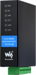 Waveshare 2-Ch RS485 to RJ45 Ethernet Serial Server, kahe kanaliga RS485 s&otilde;ltumatu t&ouml;&ouml;, 2X Ethernet pordid, r&ouml;&ouml;basteele paigaldatav t&ouml;&ouml;stuslik isoleeritud seeriamoodul, kahesuunaline l&auml;bipaistev &uuml;lekanne