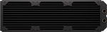 CORSAIR Hydro X-seeria XR5 NEO V2 360 mm radiaator kohandatud vesijahutuseks - &uuml;hildub iCUE LINK ventilaatoritega, 3 x 120 mm ventilaatorite kinnitust, kruvikaitsekilbid, G1/4" keermega - must