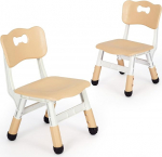 Clevich laste lauatool, 2 tk, lastetool, plastikust kuni 100 kg, lastetool, reguleeritava k&otilde;rgusega, seljatoega, alates 2. eluaastast, kool, lastetuba, lasteaed, lasteaed, lasteaed