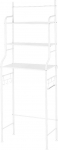 YJIIJY Bathroom Shelf/Washing Machine Shelf Storage, 3 Shelves Toilet Over Toilet Shelf, Shelf Toilet Bathroom Storage, 165 x 55 x 26 cm, White