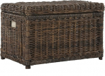happimess HPM9002A Elijah 76 cm Aufbewahrungskorb aus Weidengeflecht f&uuml;r Zuhause, Schlafzimmer, Wohnzimmer, Flur, Braun
