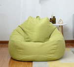 S / M / L Laisk diivanikate toolid ilma t&auml;iteaineta Linane kangas Lounger Seat Bean Bag Pouff Puff Diivan Tatami elutoa m&ouml;&ouml;bli kate