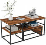 YNYHTER 2 kohvilaudade komplekt, elutoa laud, 2 k&uuml;ljelaua komplekt, k&uuml;ljelaua, kohvilaud, elutoa laud, kaasaegne, eraldi v&otilde;i &uuml;htne, kohvilaud, 2 laua komplekt (must)