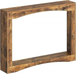 YATINEY konsoollaud 100cm pikk kitsas koridorilaud sissep&auml;&auml;sulaud k&uuml;lglaud Vintage Flair puidust diivani taga elutuba koridor sissep&auml;&auml;sulaua Vintage pruun XCT19RR