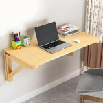Wandmontierter, faltbarer, platzsparender Wandtisch f&uuml;r kleine Bereiche, Ileing & Arbeitszimmer, 80 x 40 cm - ideal f&uuml;r Schlafzimmer und Wohnzimmer