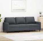 3-kohaline diivan Diivan Lounge diivan Relax diivan Polsterdatud diivan Elutoa diivan K&uuml;lalisdiivan Relax diivan magamistuppa K&uuml;lalistetoas Tumehall 180 cm Velvet
